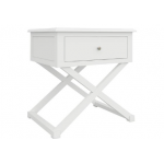 Hampton Side Table 1Drw X Leg